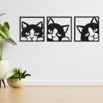 CUADRO DE 3 GATITOS