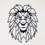 LEÓN GEOMÉTRICO DECORATIVO