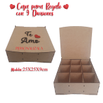 CAJA PARA REGALO 9 DIVISIONES