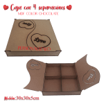 CAJA CON 4 SEPARACIONES
