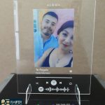 CUADRO DE ACRÍLICO PERSONALIZADO CON FOTO Y CÓDIGO SPOTIFY PARA REPRODUCIR CANCIÓN