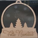 ESFERA DE ACRÍLICO Y MDF 30CM
