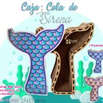 CAJA COLA DE SIRENA 3 MODELOS