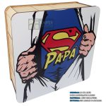 CAJA CUADRADA PAPÁ 4 MODELOS